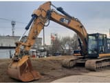 2014 Caterpillar 323EL crawler excavator, side view