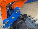 2023 Doosan DX75 mini excavator bucket and quick coupler detail