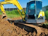 2022 Yanmar VIO75 mini excavator side view