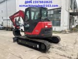 2023 Yanmar ViO80 crawler excavator, front three-quarter view