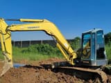 2022 Yanmar VIO75 mini excavator side view