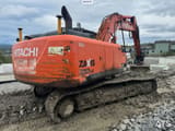 2013 Hitachi Zaxis 210LC crawler excavator, rear three-quarter view