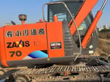 Hitachi Zaxis 70 mini excavator side view