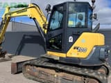 2018 Yanmar SV100 crawler excavator, side view