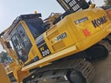 2023 Komatsu PC200-6 crawler excavator, rear three-quarter view