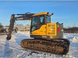 2018 Volvo ECR145CL crawler excavator, side view