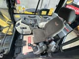 2017 Yanmar VIO80-1A mini excavator cab interior view