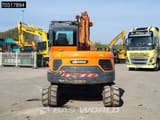2019 Doosan DX85R-3 mini excavator, rear three-quarter view