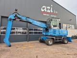 2010 Fuchs MHL454 material handler, side view
