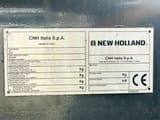 2009 New Holland MH-PLUS wheel excavator identification plate