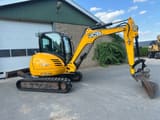 2015 JCB 8045 ZTS mini excavator side view