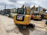 2020 Caterpillar 306E crawler excavator, rear three-quarter view