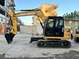 2023 Caterpillar 307E2 mini excavator side view