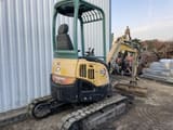 2015 Yanmar VIO25-4 mini excavator rear three-quarter view