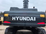2022 Hyundai crawler excavator rear view