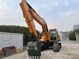 2023 Hyundai R220LC-9S crawler excavator, front three-quarter view