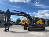 2019 Volvo EC380ENL crawler excavator, side view