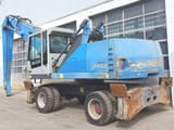 2015 Fuchs MHL340 E material handler, rear three-quarter view