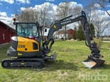 2024 Volvo ECR40F mini excavator, side view
