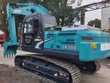 2024 Kobelco SK200-8 crawler excavator, rear three-quarter view