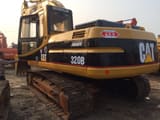2008 Caterpillar 320B crawler excavator, rear three-quarter view