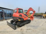 2022 Kubota KX185 mini excavator, rear three-quarter view