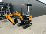JPC HT-12 mini excavator, three-quarter view