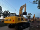 2021 Komatsu PC350-7 crawler excavator, rear three-quarter view