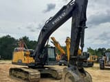 Volvo EC350E crawler excavator, side view