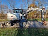 2007 Terex TW85 wheel excavator, side view