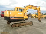2007 Hyundai 130-7 crawler excavator, rear three-quarter view