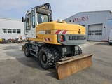 2012 Liebherr A316 LITRONIC wheel excavator rear three-quarter view