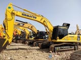 2010 Komatsu PC360 crawler excavator, side profile view