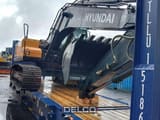 2026 Hyundai R215L crawler excavator, side profile view