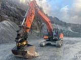 2017 Doosan DX300LC-5 crawler excavator, front three-quarter view