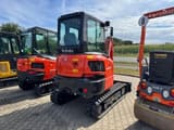 2025 Kubota KX037-4 mini excavator, rear three-quarter view