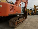 2020 Hitachi Zaxis 350H crawler excavator, rear three-quarter view