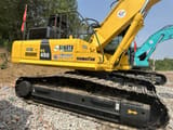 Komatsu PC450-7 crawler excavator, side view