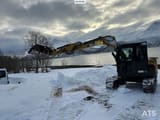 2010 Caterpillar 308D crawler excavator, side profile view