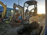 2016 Yanmar VIO25-4 mini excavator, side view