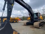 Volvo EC480E Crawler Excavator, front three-quarter view