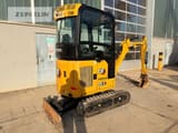 2024 Caterpillar 301.8 mini excavator, rear three-quarter view