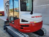 2018 Takeuchi TB260 mini excavator, rear three-quarter view