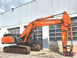 2021 Hitachi ZX350LCN-7 crawler excavator, side view