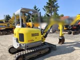 2011 Wacker Neuson 28Z3RD mini excavator, rear three-quarter view