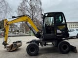 2020 Doosan DX57W-5 wheel excavator, side profile view