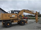2008 CASE WX210 wheel excavator, side view