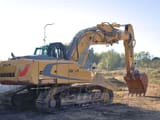 2009 Liebherr R914C crawler excavator, rear three-quarter view