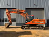 2013 Doosan DX255LC-3 crawler excavator, side view