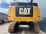2017 Caterpillar 352F crawler excavator rear view